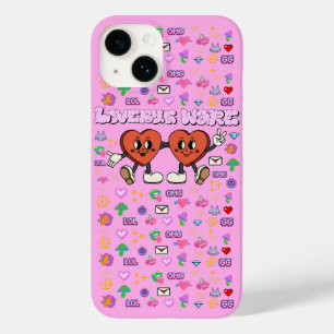 Coque Pour iPhone 14 Mikitiez personnalisé valentine drôle lovebug logi