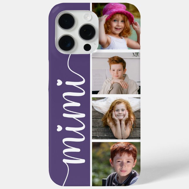 Coques Case-Mate iPhone Mimi 4 Photo (Verso)