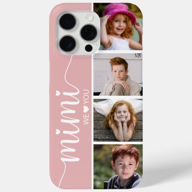 Coques Case-Mate iPhone Mimi 4 Photo (Verso)