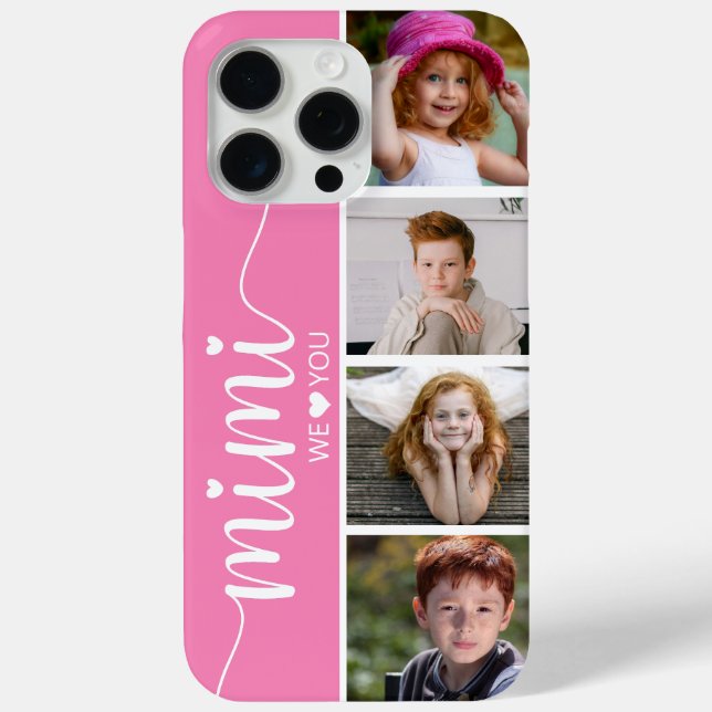 Coques Case-Mate iPhone Mimi 4 Photo (Verso)
