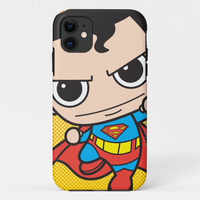 Coques Case-Mate iPhone Mini Superman volant (Dos)