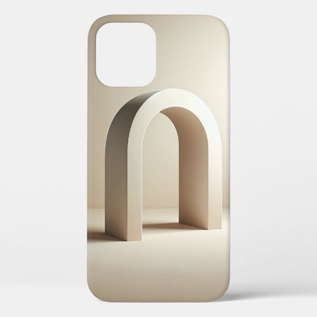 Coques Case-Mate iPhone Minimalist Architectural Arch - Modern Aesthetic B (Verso)