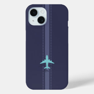 Coque Pour iPhone 15 Minimalist plane