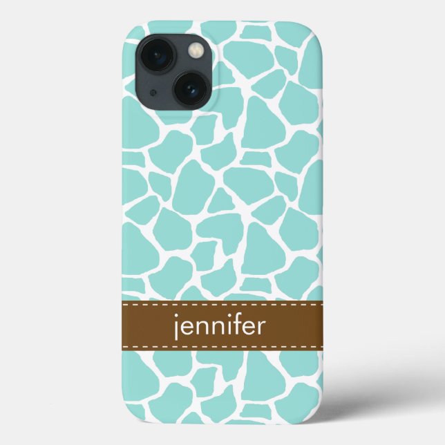 Coques Case-Mate iPhone Mint Giraffe Motif (Verso)