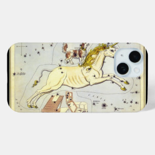 Coque Pour iPhone 15 Miroir d'Urania, Carte céleste d'astronomie vintag
