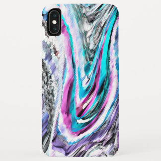 Case-Mate iPhone Case Misto de gradiente e chuviscado, ciano e rose