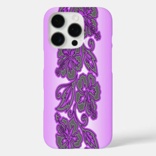 Coques iPhone 16 Pro Moana Hibiscus Hawaïen Blend Lavender