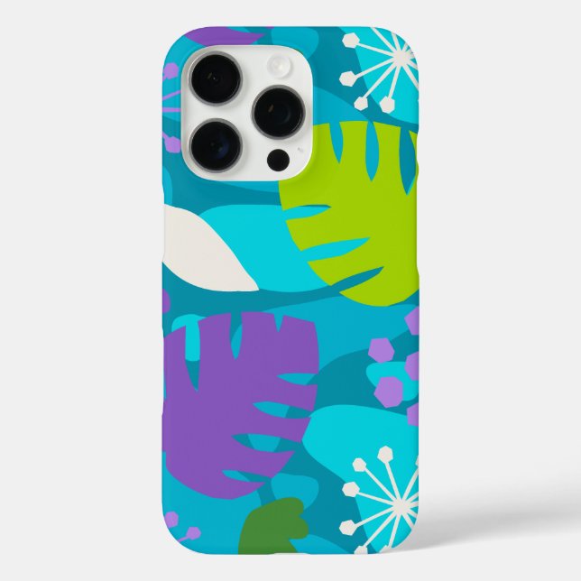 Coques Case-Mate iPhone Mod Feuille Monstera Abstrait Hawaiien Tropical -T (Verso)