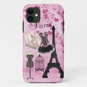 Case-Mate iPhone Case Mode rose Girly chic de Paris