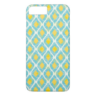 Coque iPhone 7 Plus Mode tribal moderne ikat blue-jaunat