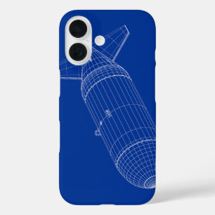 Coques iPhone 16 Modèle 3D de bombe à gravité nucléaire