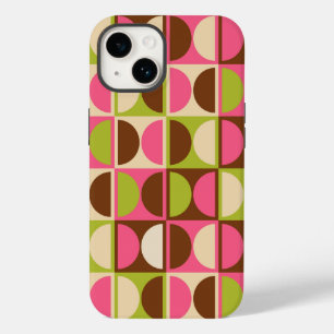 Coque Pour iPhone 14 Modèle abstrait géométrique moderne du milieu du s