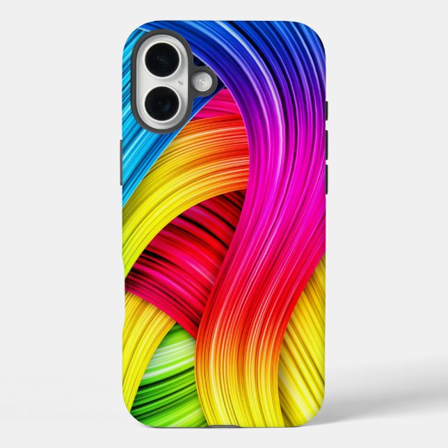 Coques Case-Mate iPhone Modèle Abstrait Wavy Motif (Verso)