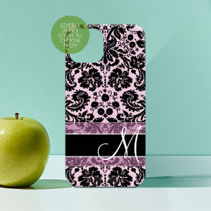 Coques Pour iPhone Modèle Damask avec Monogramme