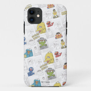 Etui iPhone Case-Mate Modèle de bande dessinée vintage de Sesame Street