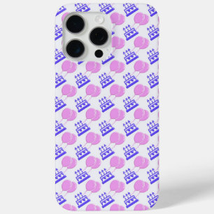 Coque iPhone 15 Pro Max Modèle de fête d'anniversaire