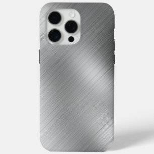 Coque iPhone 15 Pro Max Modèle de texture grise moderne