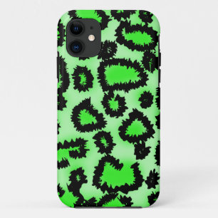 Etui iPhone Case-Mate Modèle d'empreinte de léopard de noir et de vert