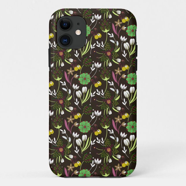 Coques Case-Mate iPhone Modèle floral (Dos)