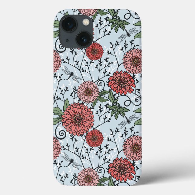 Coques Case-Mate iPhone Modèle floral 3 (Verso)