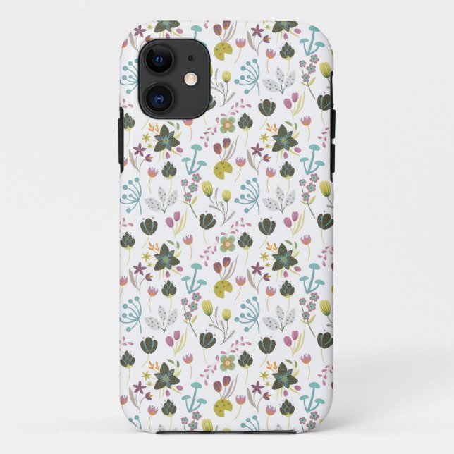 Coques Case-Mate iPhone Modèle floral cool (Dos)
