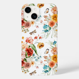 Coque Pour iPhone 14 Modèle floral du jardin