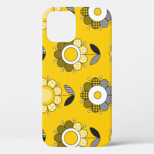 Case-Mate iPhone Case Modèle floral jaune simple
