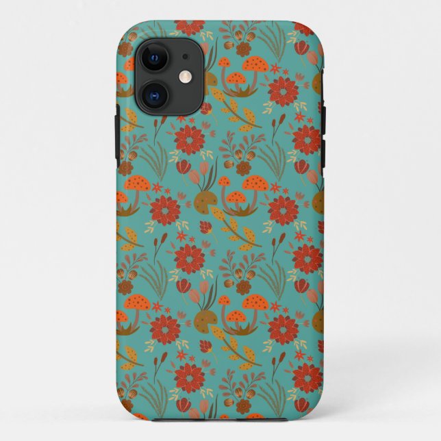 Coques Case-Mate iPhone Modèle floral unique (Dos)