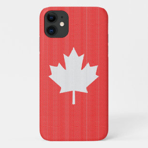 Case-Mate iPhone Case Modèle Knit Maple Leaf Tricot Motif