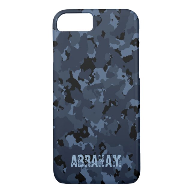 Coques Case-Mate iPhone Modèle nommé de Camo de nuit (Dos)