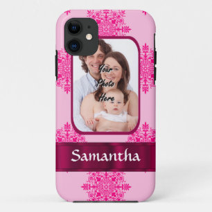Coque Case-Mate Pour iPhone Modèle photo rose de damassé