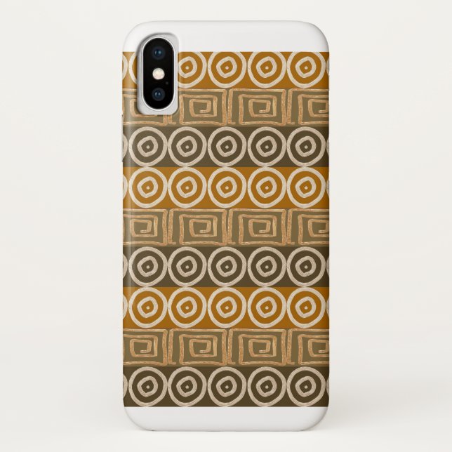 Coques Case-Mate iPhone Modèle tiré par la main africain ethnique (Dos)