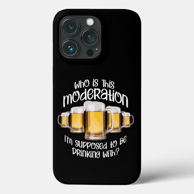 Coques Case-Mate iPhone Modération (dans la boisson) (Verso)