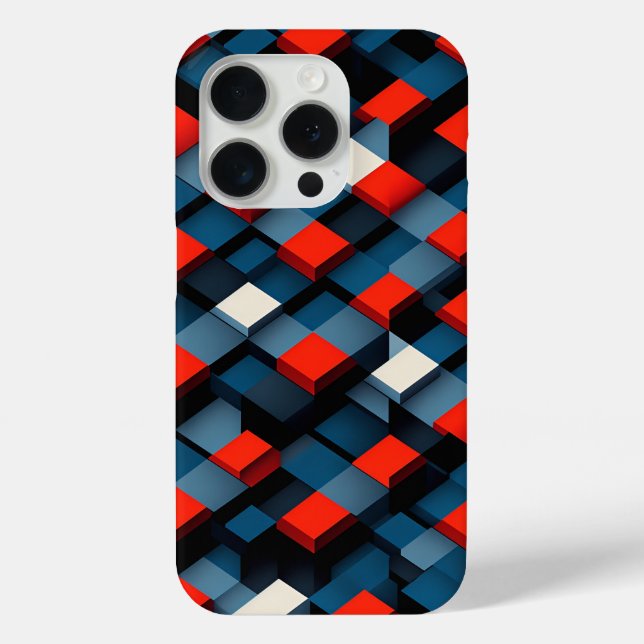 Coques Case-Mate iPhone Modern 3D Geometric Cube Phone Case Abstract Deep (Verso)