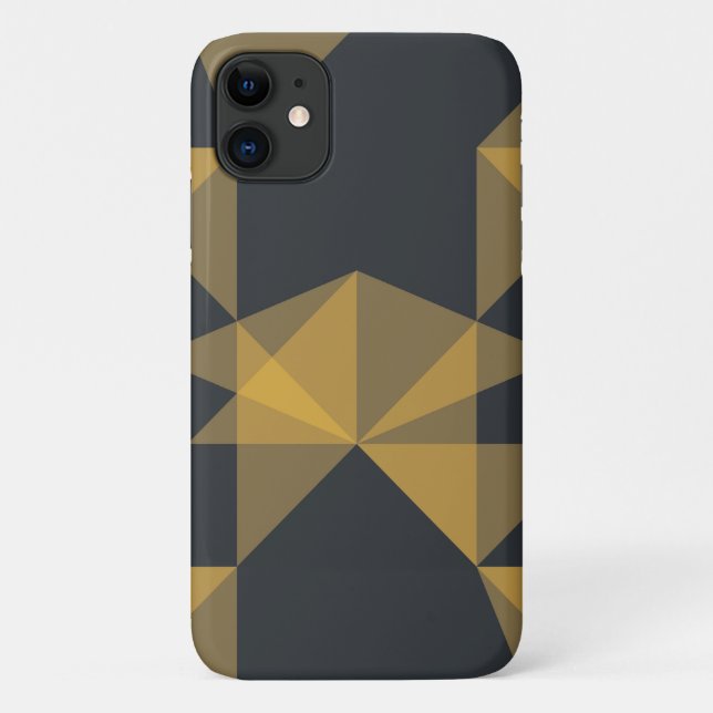 Coques Case-Mate iPhone Modern, abstract, urban geometric triangle pattern (Dos)
