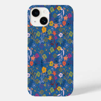 Coque Pour iPhone 14 Modern Batik Victoria Blue