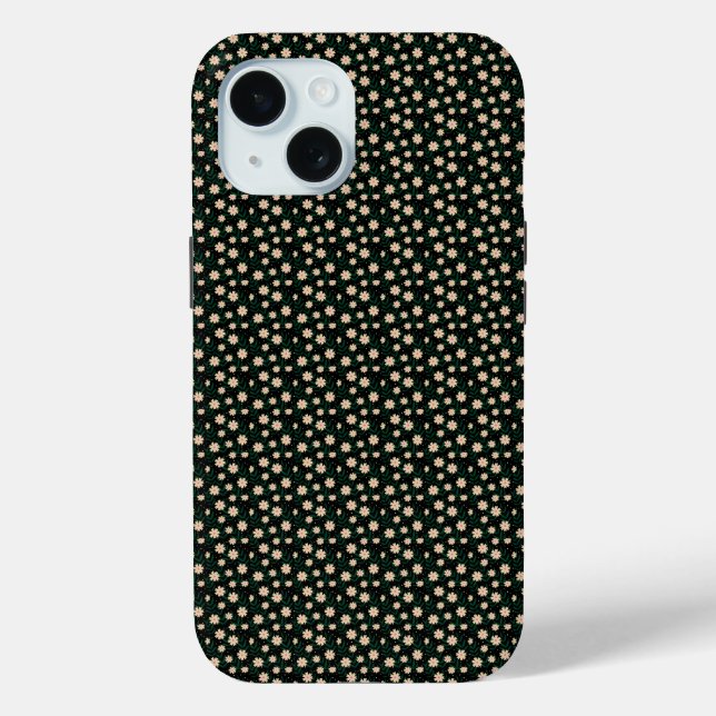 Coques Case-Mate iPhone Modern Elegant Floral Pattern  (Verso)