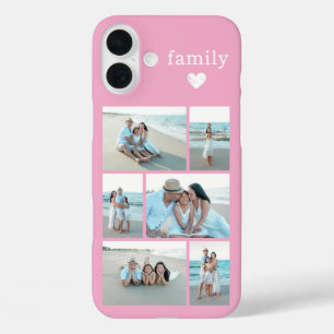 Coques iPhone 16 Plus Modern Family 6 Photo Rose