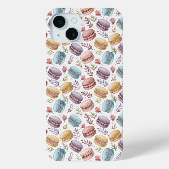 Coques Case-Mate iPhone Modern Fun Sweet Macaroons (Verso)
