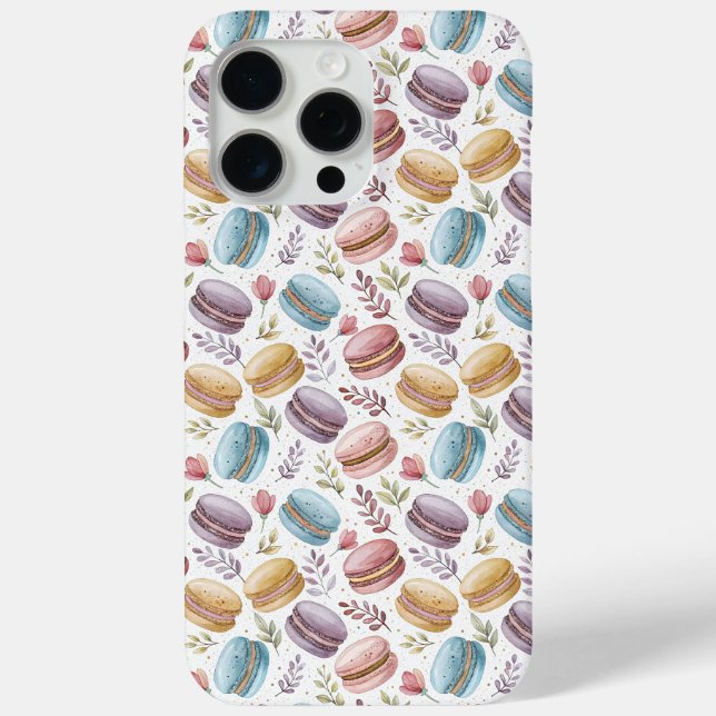 Coques Case-Mate iPhone Modern Fun Sweet Macaroons (Verso)
