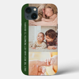 Case-Mate iPhone Case Modern Green 3 Photo Collage pour grand-père