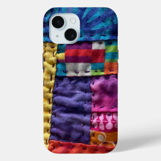 Coque Pour iPhone 15 Modern Patchwork Quilt phone case