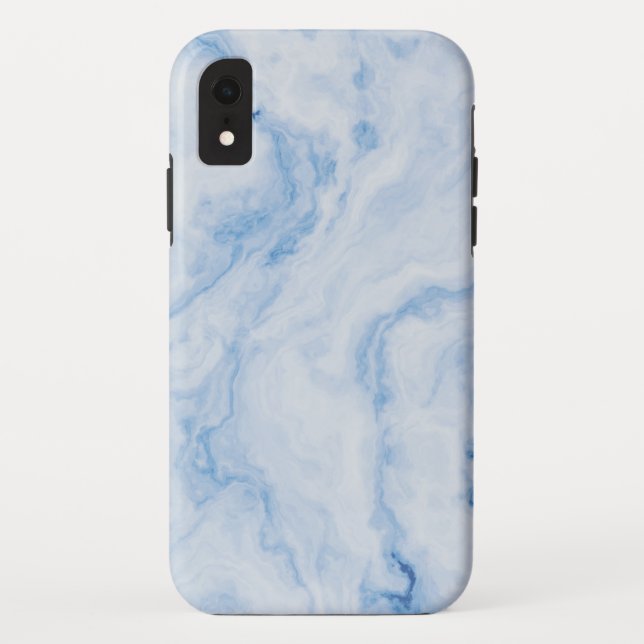 Coques Case-Mate iPhone Modern Stone Dusty Blue Marble (Dos)