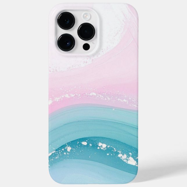 Coques Case-Mate iPhone Modern Stone Dusty Blue Marble (Verso)