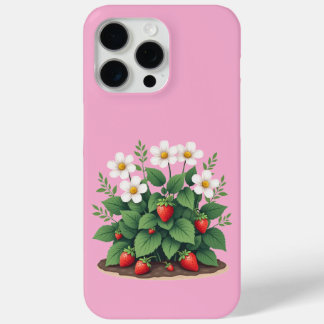 Coque iPhone 15 Pro Max Modern Strawberry Plant iPhone/iPad Case