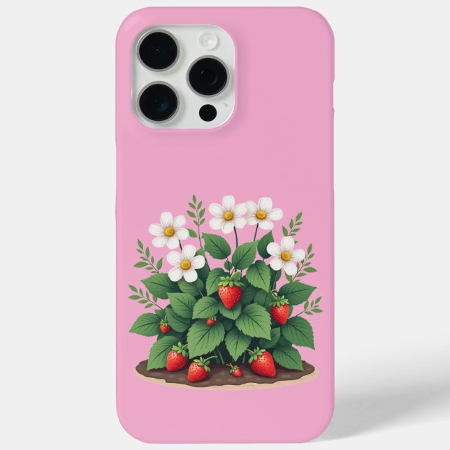 Coques Case-Mate iPhone Modern Strawberry Plant iPhone/iPad Case (Verso)