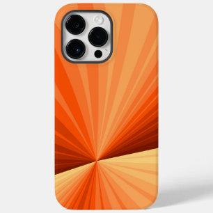 Coque Pour Pour iPhone 14 Pro Max Moderne Abstrait Orange Rouge Vanille Graphique Fr