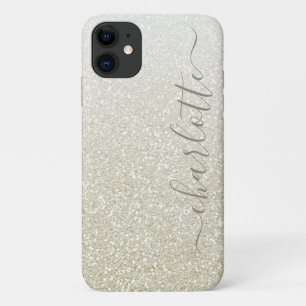 Case-Mate iPhone Case Moderne Champagne Paillettes Féminin Chic Personna