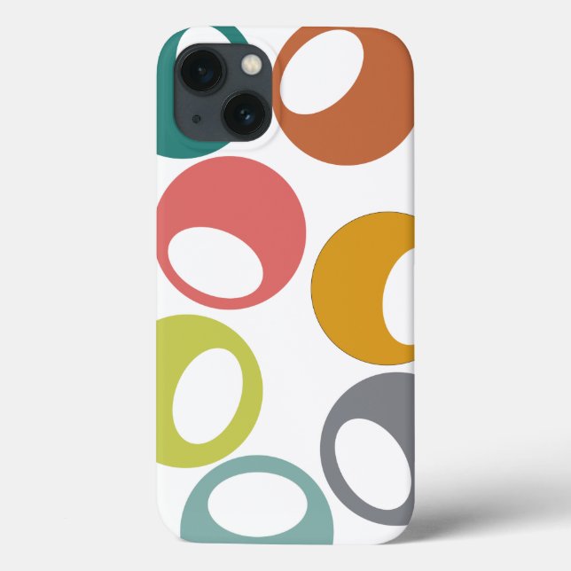 Coques Case-Mate iPhone Moderne du milieu du siècle (Verso)