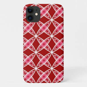 Coque iPhone 11 Moderne du milieu du siècle imprimé atomique - Rou